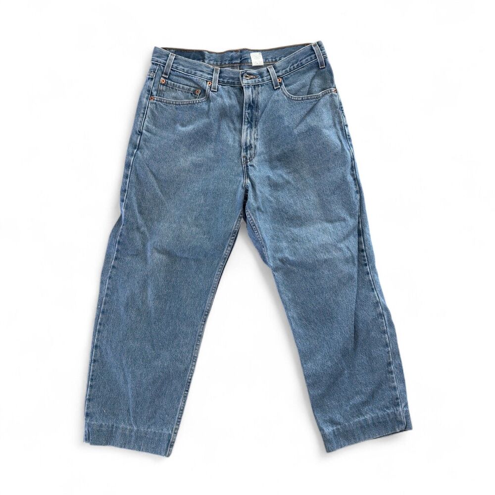 Levi's 550 Relaxed Fit Jeans Mens 36 x 29 Blue 100% Cotton Denim Levis